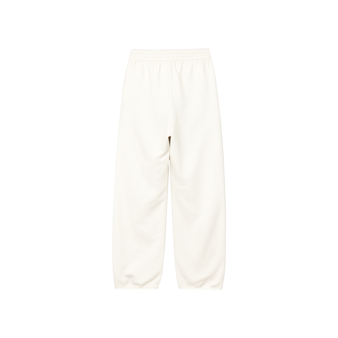 White Fathy Member Baggy Fit